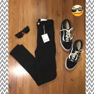 NEW Zara black high rise jeans
